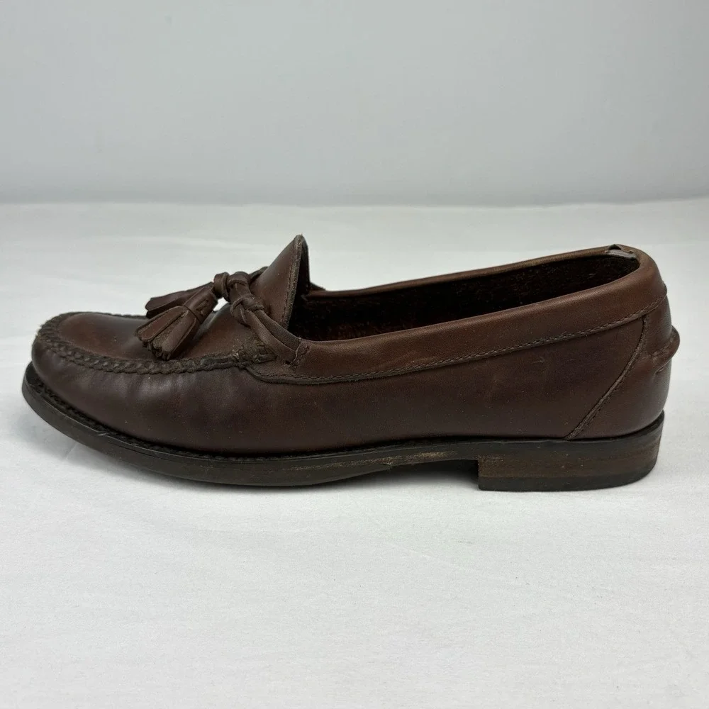 VTG 80s/90s Polo Ralph Lauren Tassel/Kiltie Camp/Canoe/Driving Shoe 10M Brown